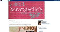 Desktop Screenshot of icichezscrapgaelle.blogspot.com