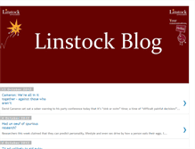 Tablet Screenshot of linstockonline.blogspot.com