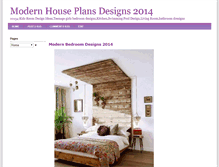 Tablet Screenshot of modern-house-plans-designs.blogspot.com