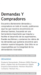 Mobile Screenshot of demandasycompradores.blogspot.com