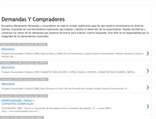 Tablet Screenshot of demandasycompradores.blogspot.com