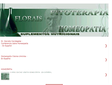 Tablet Screenshot of homeopatias.blogspot.com