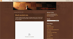 Desktop Screenshot of chessadventures.blogspot.com