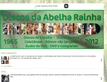 Tablet Screenshot of discosdaabelharainha.blogspot.com