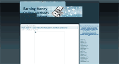 Desktop Screenshot of earning-money-online-methods.blogspot.com