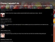 Tablet Screenshot of chicksiwouldnotdo.blogspot.com