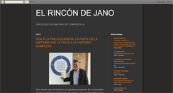 Desktop Screenshot of elrincondejano.blogspot.com