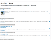 Tablet Screenshot of jaysdaysaway.blogspot.com
