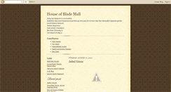 Desktop Screenshot of house-of-blade-mall.blogspot.com