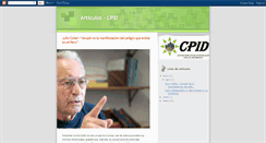 Desktop Screenshot of cpid-articulos.blogspot.com