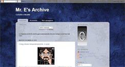 Desktop Screenshot of mre-archive.blogspot.com