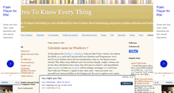 Desktop Screenshot of freetoknoweverything.blogspot.com