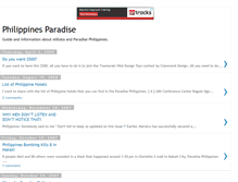 Tablet Screenshot of philippines-paradise.blogspot.com