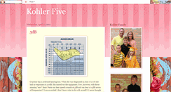 Desktop Screenshot of kohlerfive.blogspot.com