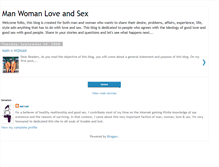 Tablet Screenshot of manwomanlovesex.blogspot.com