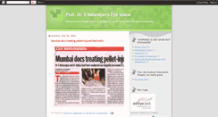 Desktop Screenshot of drnatarajansblog.blogspot.com