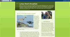 Desktop Screenshot of leilanibedandbreakfast.blogspot.com