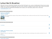 Tablet Screenshot of leilanibedandbreakfast.blogspot.com
