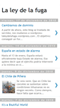 Mobile Screenshot of laleydelafuga.blogspot.com
