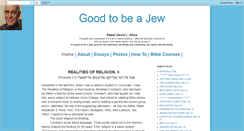 Desktop Screenshot of good-to-be-a-jew.blogspot.com