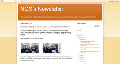 Desktop Screenshot of ncmnewsletter.blogspot.com