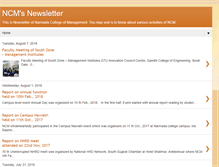 Tablet Screenshot of ncmnewsletter.blogspot.com