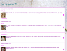 Tablet Screenshot of dol-op-papier.blogspot.com