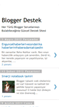 Mobile Screenshot of destekblogger.blogspot.com
