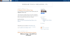 Desktop Screenshot of bikram-yoga-orlando.blogspot.com