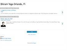 Tablet Screenshot of bikram-yoga-orlando.blogspot.com