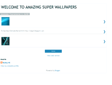 Tablet Screenshot of amazingsuperwallpapers.blogspot.com