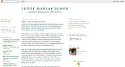 Desktop Screenshot of jennymariasblogg.blogspot.com