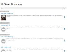 Tablet Screenshot of klstreetdrummers.blogspot.com