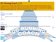 Tablet Screenshot of dcrunningcoach.blogspot.com