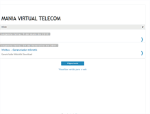 Tablet Screenshot of maniavirtualtelecom.blogspot.com