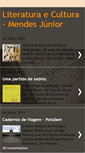 Mobile Screenshot of literaturaecultura-mendesjunior.blogspot.com