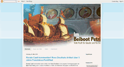 Desktop Screenshot of beiboot-petri.blogspot.com