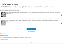 Tablet Screenshot of pintandoamano.blogspot.com