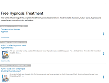 Tablet Screenshot of freehypnosistreatment.blogspot.com