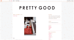 Desktop Screenshot of a-pretty-good-blog.blogspot.com