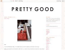 Tablet Screenshot of a-pretty-good-blog.blogspot.com