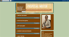 Desktop Screenshot of grantandproposalwriter.blogspot.com