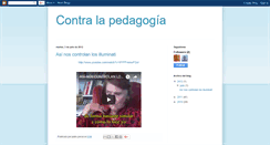 Desktop Screenshot of contralapedagogia.blogspot.com