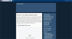 Desktop Screenshot of healthyhealingexpo.blogspot.com