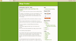 Desktop Screenshot of blogstrack.blogspot.com