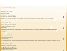 Tablet Screenshot of crazytechbuddy.blogspot.com