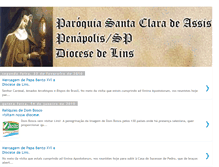 Tablet Screenshot of paroquiasantaclaradeassisdiocesedelin.blogspot.com