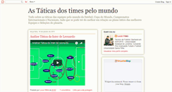 Desktop Screenshot of futebol-tatica.blogspot.com