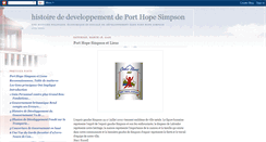 Desktop Screenshot of histoiredeveloppementporthopesimpson.blogspot.com