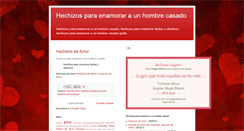 Desktop Screenshot of hechizosparaenamoraraunhombrecasado.blogspot.com